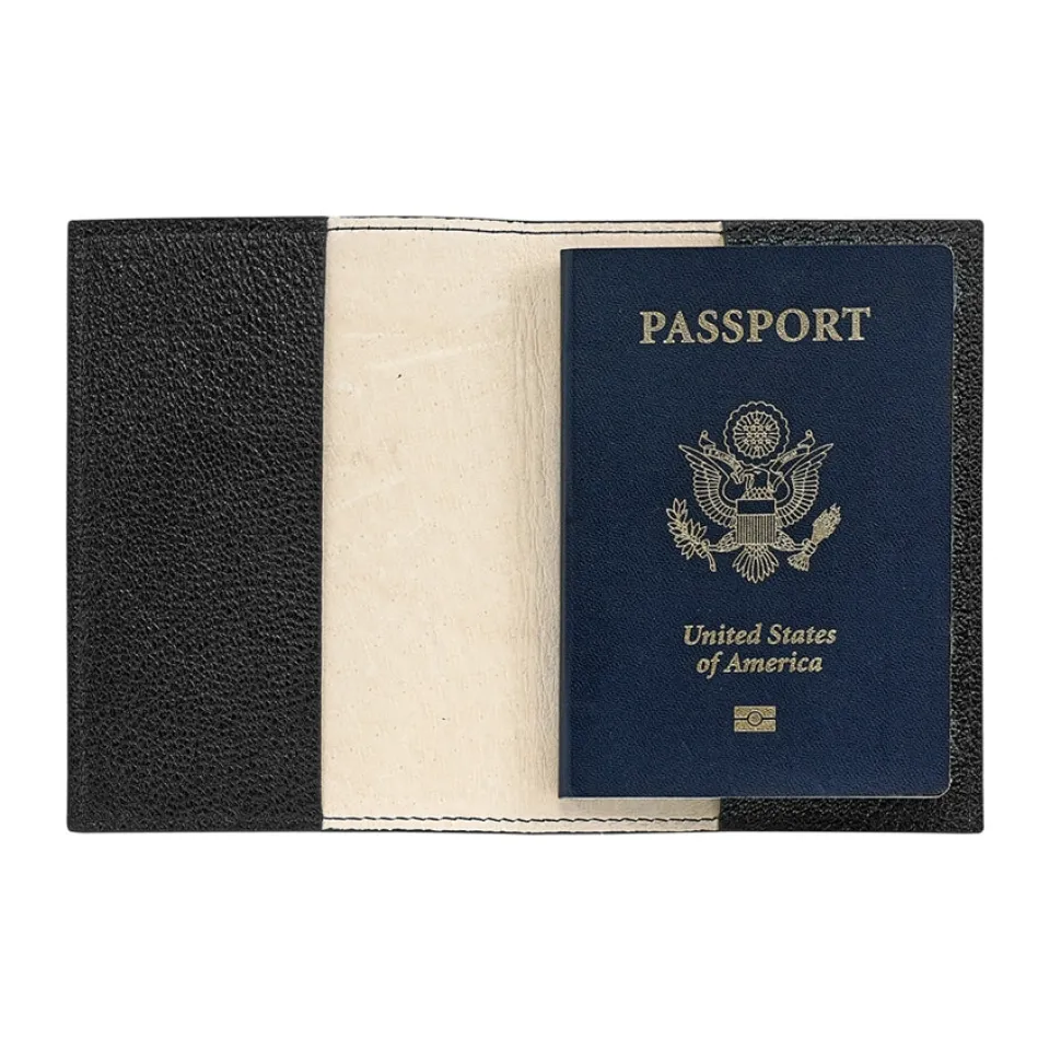 Passport Holder in Goatskin Leather