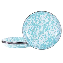 Pasta Plates in Sea Glass, Set of 4