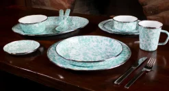 Pasta Plates in Sea Glass, Set of 4