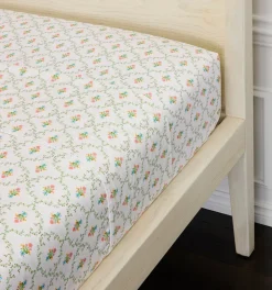 Pastel Trellis Fitted Sheet