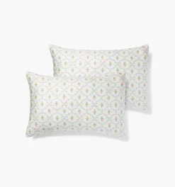Pastel Trellis Pillowcase Set