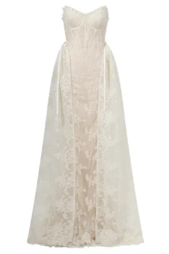Paula French Lace Corset Gown