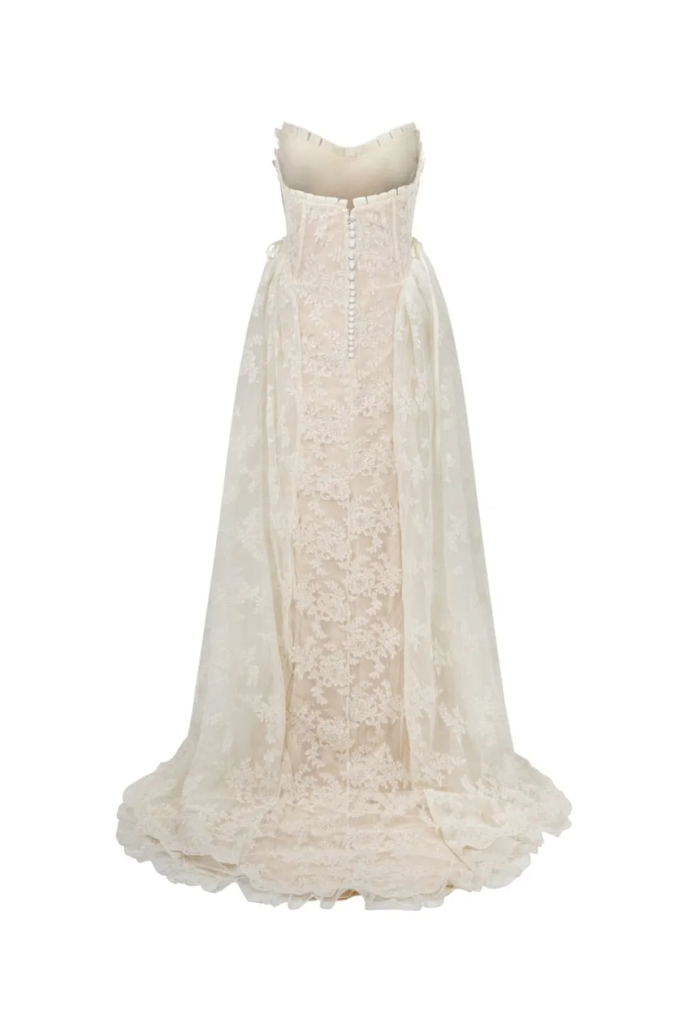 Paula French Lace Corset Gown