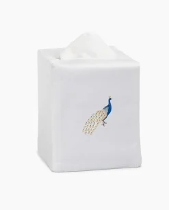 Peacock Blue Tissue Box Cover