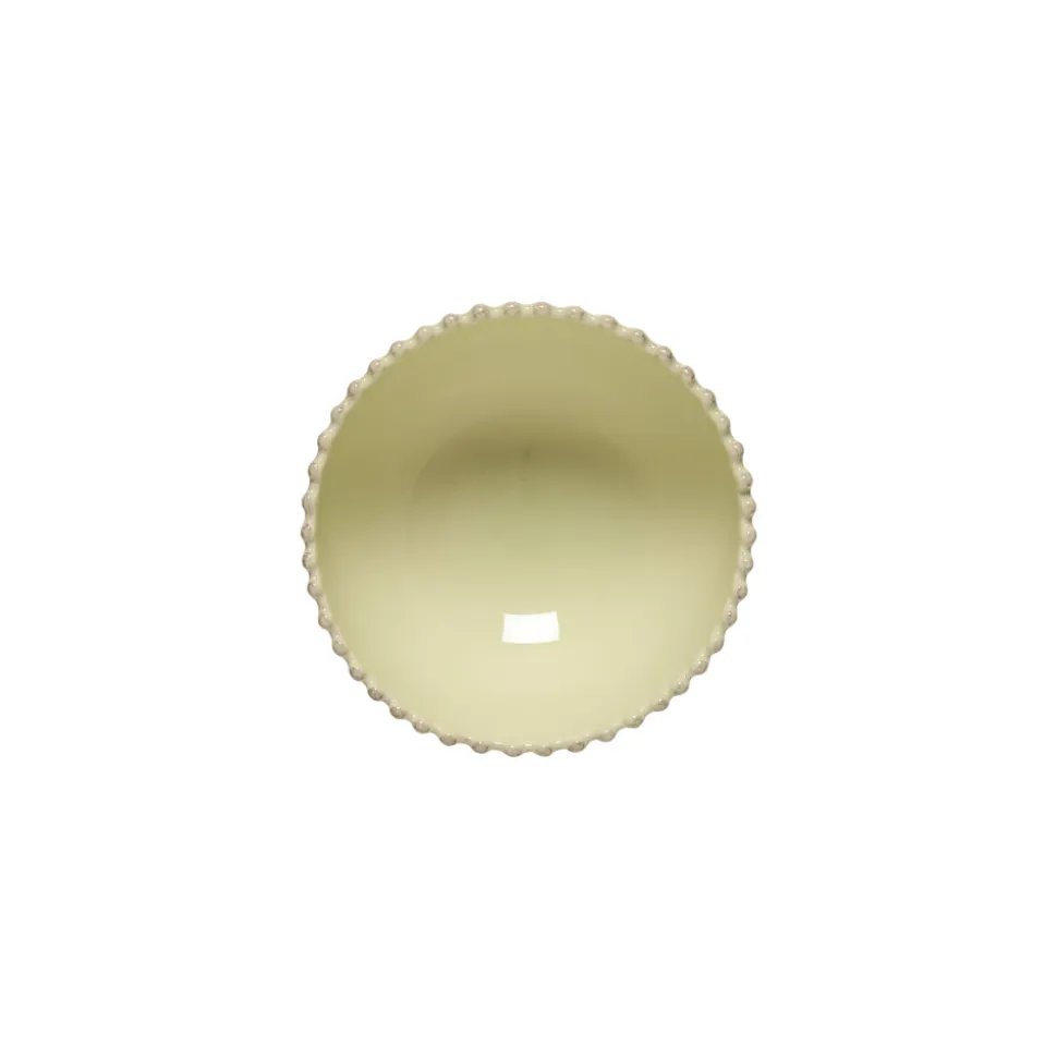 Pearl Collection Cereal Bowls in Lilly Green, Set of 6