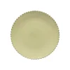 Pearl Collection Dinner Plates in Lilly Green, Set of 6