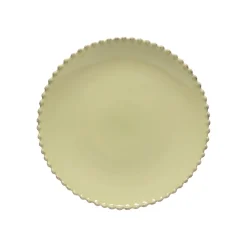Pearl Collection Dinner Plates in Lilly Green, Set of 6