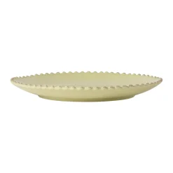 Pearl Collection Dinner Plates in Lilly Green, Set of 6