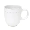 Pearl Collection Mugs in White, Set of 6