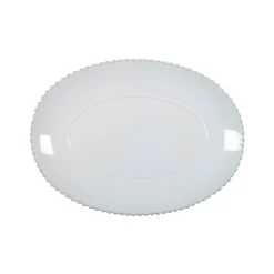 Pearl Collection Oval Platter 16" in White