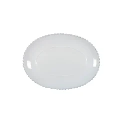 Pearl Collection Oval Platter 13" in White