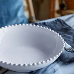 Pearl Collection Pasta Bowls in White, Set of 6