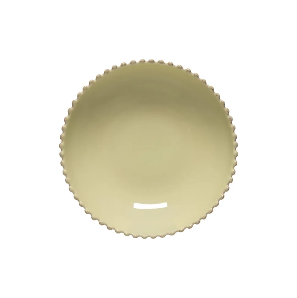 Pearl Collection Pasta Bowls in Lilly Green, Set of 6