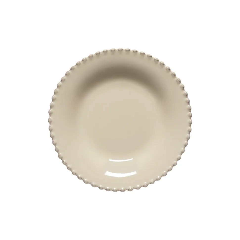 Pearl Collection Pasta Plates in Cream, Set of 6
