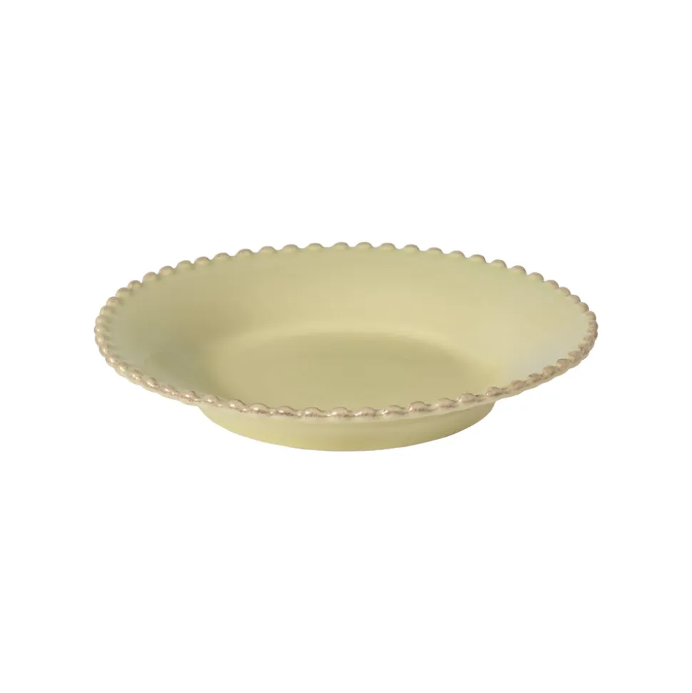 Pearl Collection Pasta Plates in Lilly Green, Set of 6