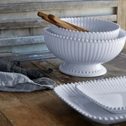 Pearl Collection Rectangle Platter 16" in White