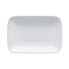 Pearl Collection Rectangle Platter 12" in White