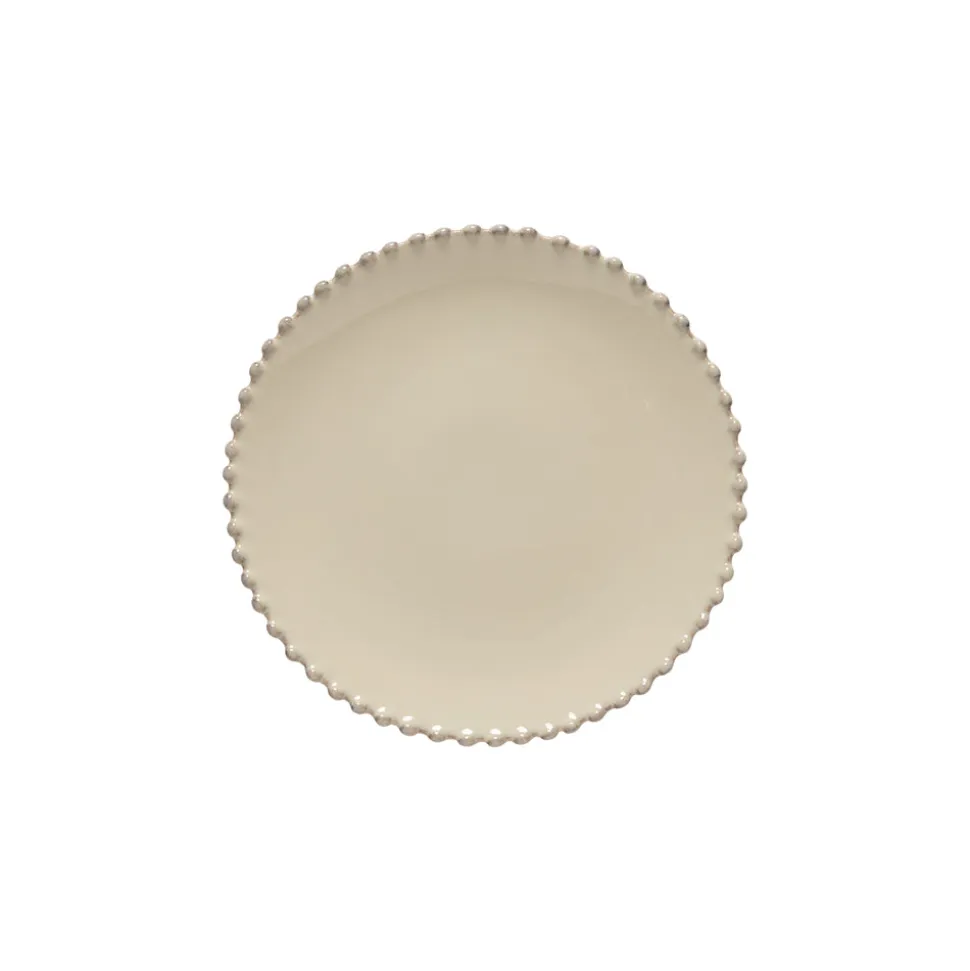Pearl Collection Salad Plates in Cream, Set of 6
