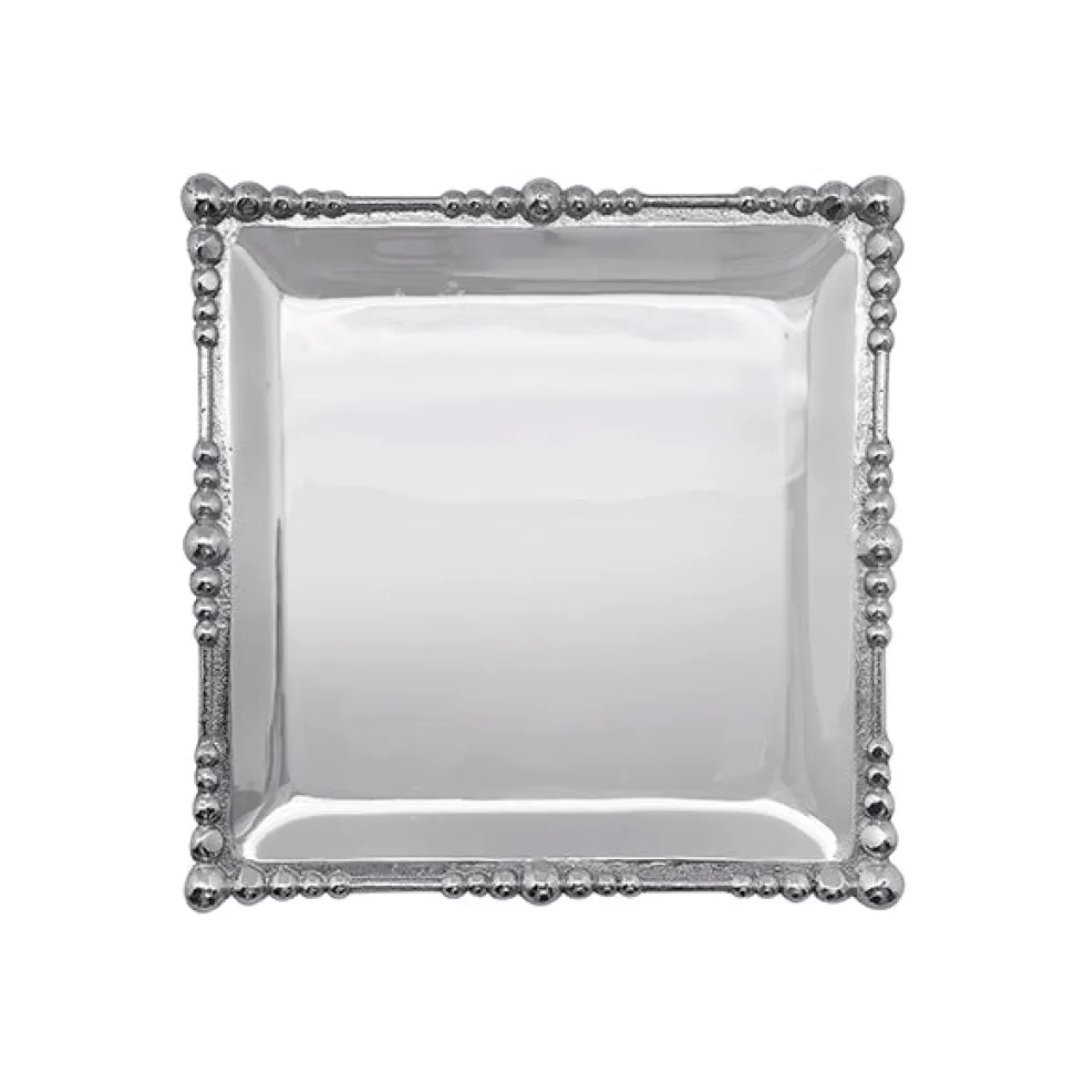 Pearl Drop Square Plate