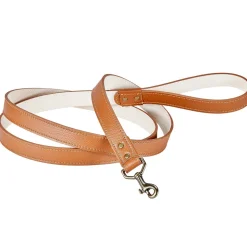 Pebble Grain Leather Dog Leash