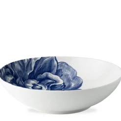 Peony Blue Wide Serving Bowl