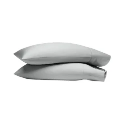 Percale Hemmed Pillowcase Set in Shore