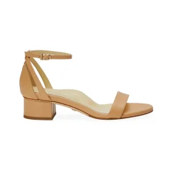 Perfect Block Sandal 30 in Sand Calf