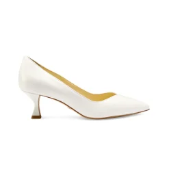 Perfect Kitten Pump 50 in White Calf
