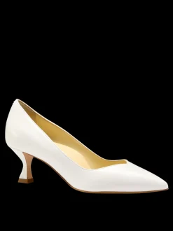 Perfect Kitten Pump 50 in White Calf