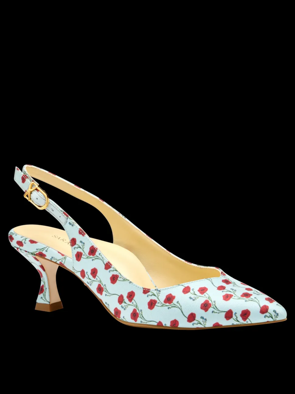 Perfect Kitten Sling 50 in Poppy Printed Silk