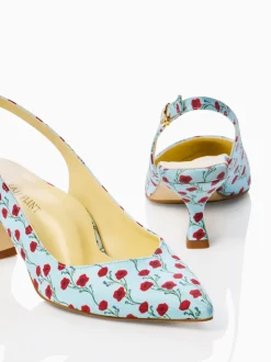 Perfect Kitten Sling 50 in Poppy Printed Silk
