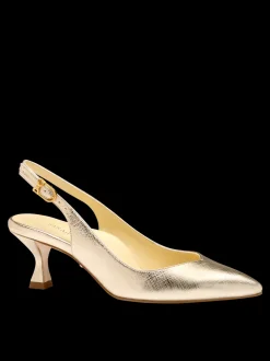 Perfect Kitten Sling 50 in Gold Saffiano