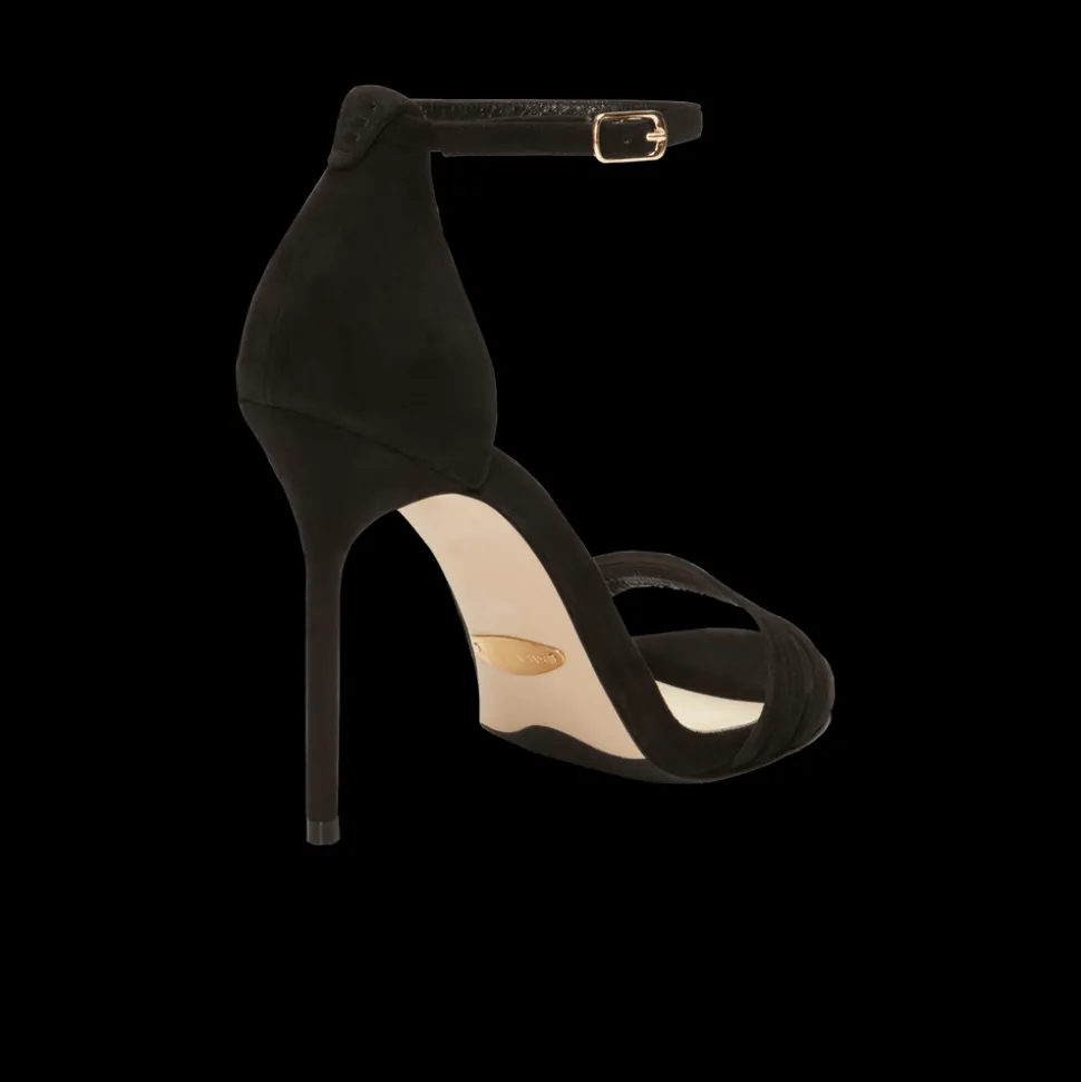 Perfect Sandal 100 in Black Suede