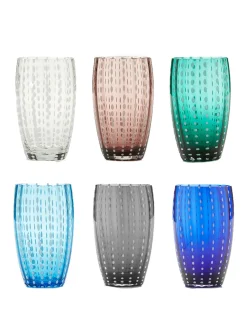 Perle Beverage Assorted, Set of 6