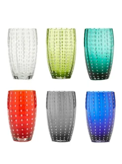 Perle Beverage Assorted, Set of 6