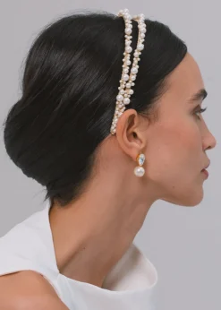 Perlita Headband in Pearl