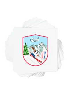 Personalized Crest Cocktail Napkins