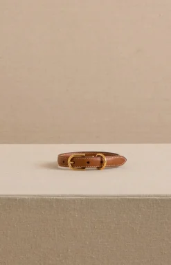 Pet Collar 15 in Vacchetta Luggage