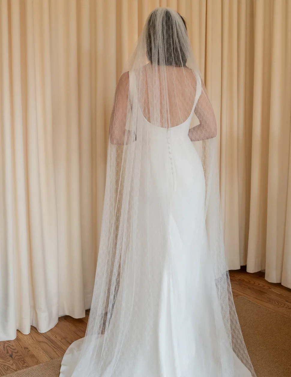 Petit Floral Lace Veil