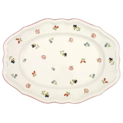 Petite Fleur Oval Platter in Multi