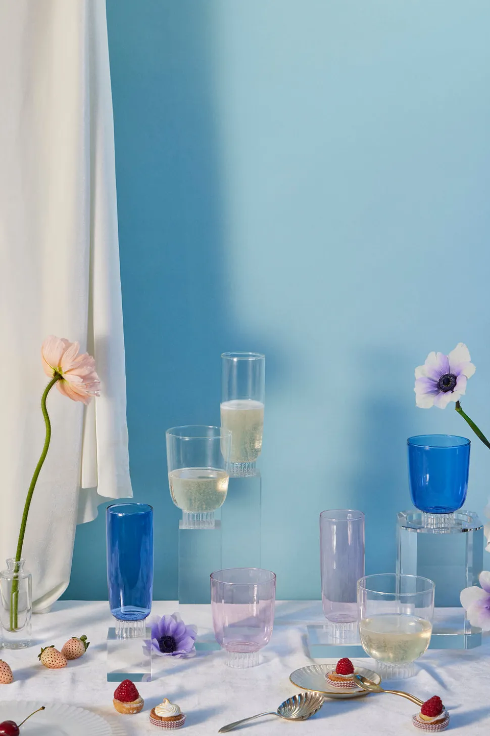 Petite Romantic Glasses, Set of 4