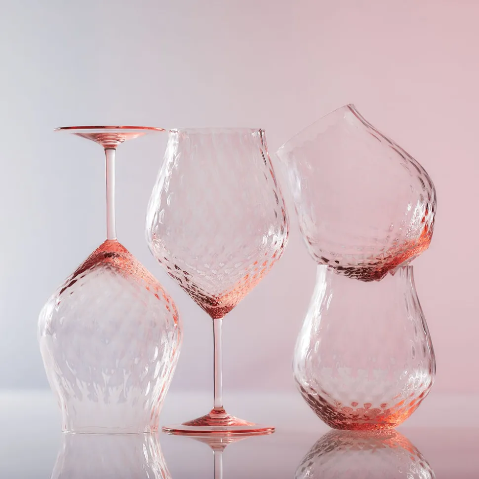 Phoebe Rose Stemless Wine Glasses, Set of 2