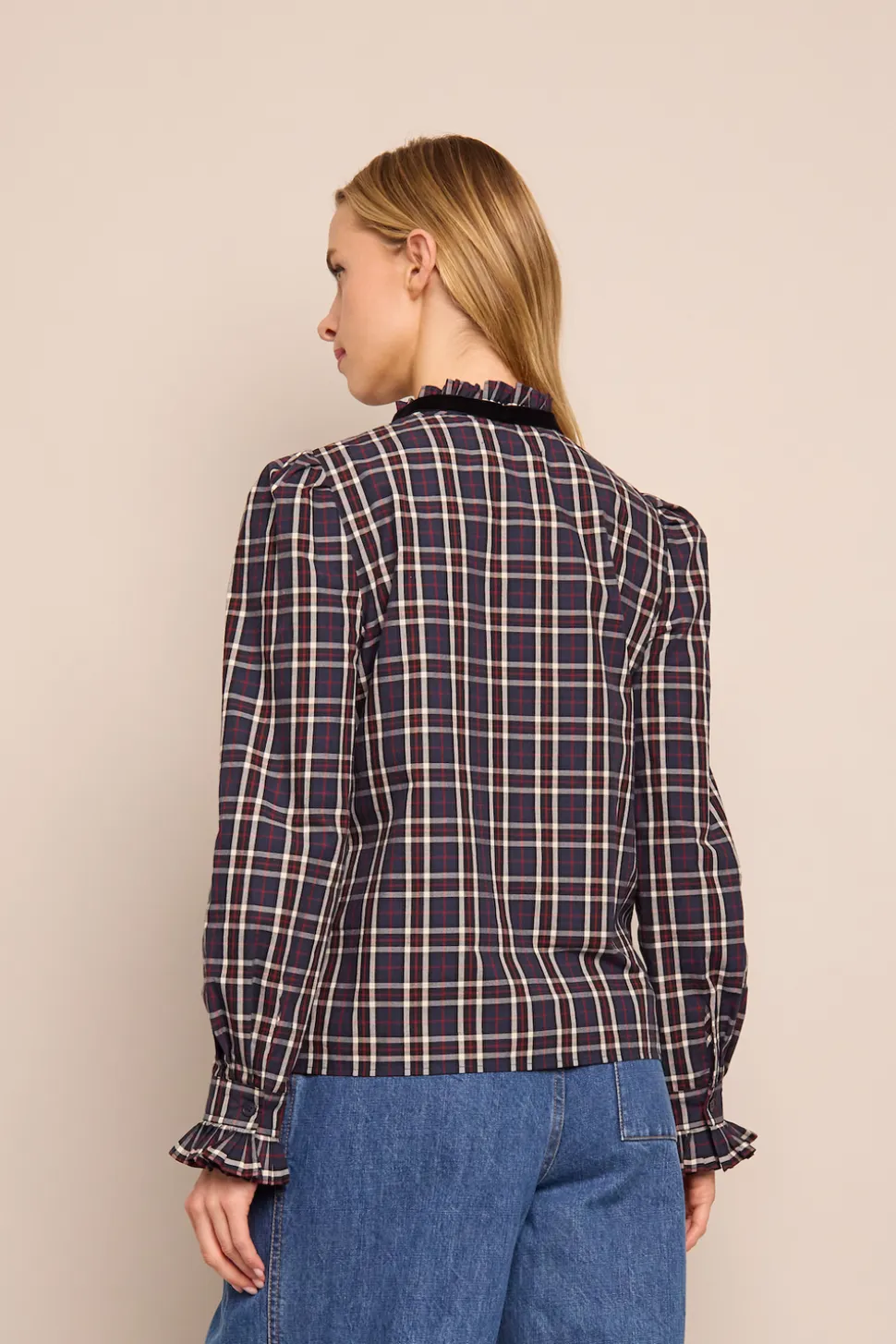 Pia Shirt in Elodie Tartan