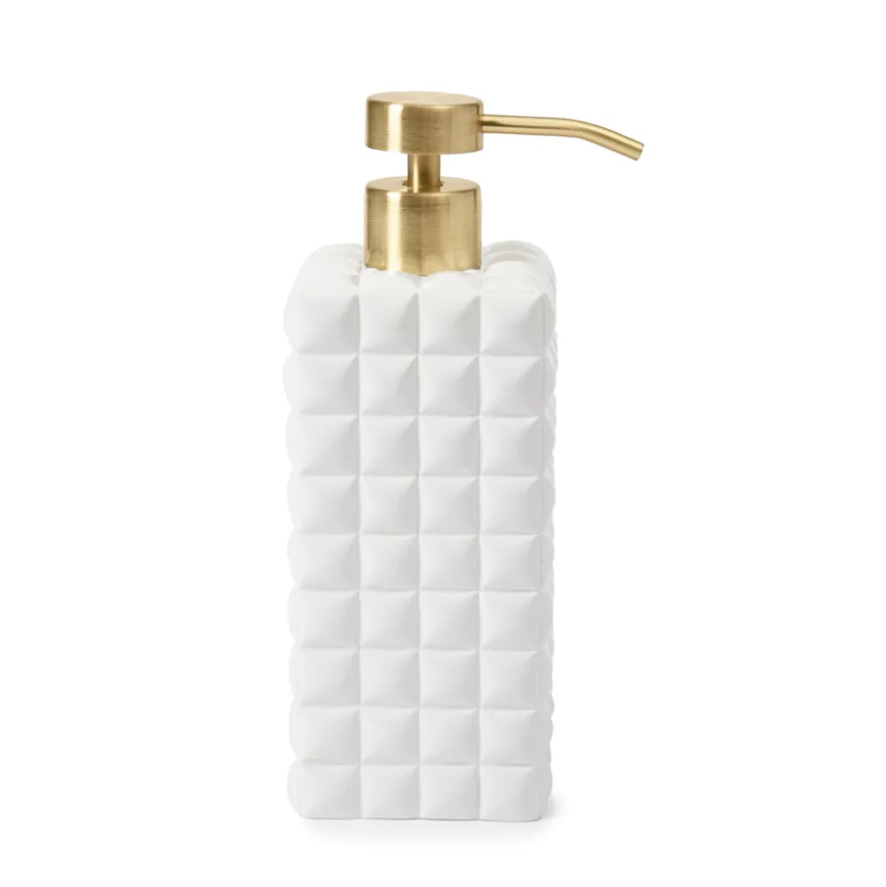 Piazza Lotion Dispenser in White