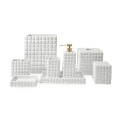 Piazza Tissue Holder in White
