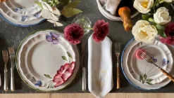 Picardie Grande Salad & Dessert Plate in Florale