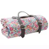 Picnic Blanket Made With Liberty Fabric in Betsy Pink