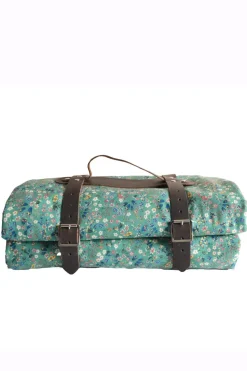 Picnic Blanket Made With Liberty Fabric in Donna Leigh Green & Rachel