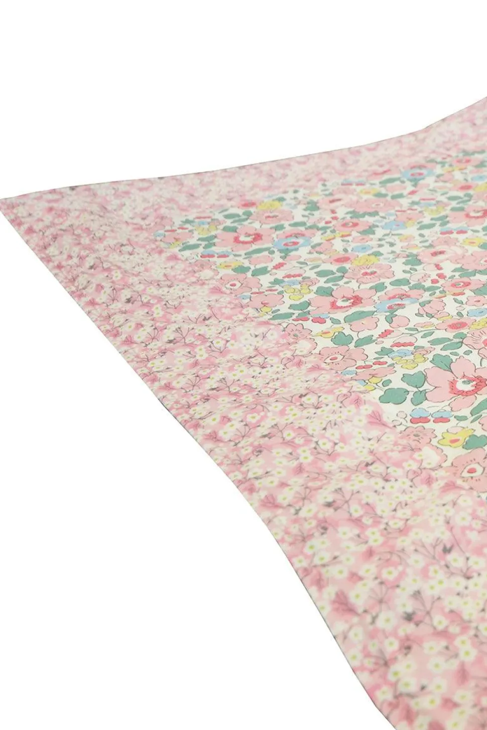 Picnic Blanket Made With Liberty Fabric in Betsy Candy Floss & Mitsi Valeria Pink