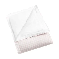 Picnic Gingham Baby Duvet in Pink